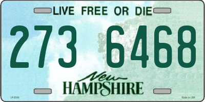 NH license plate 2736468