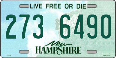 NH license plate 2736490