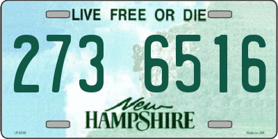 NH license plate 2736516