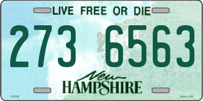 NH license plate 2736563