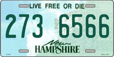 NH license plate 2736566