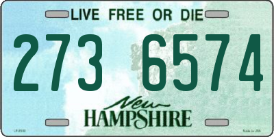 NH license plate 2736574