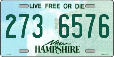 NH license plate 2736576