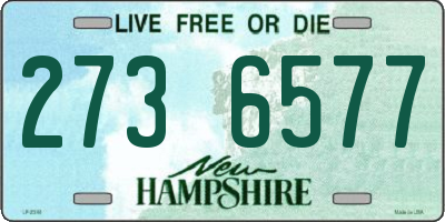 NH license plate 2736577