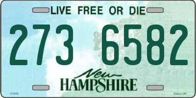 NH license plate 2736582