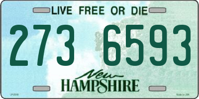 NH license plate 2736593