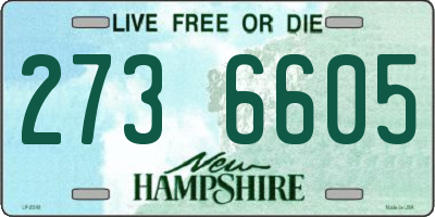 NH license plate 2736605