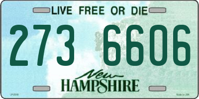 NH license plate 2736606