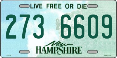NH license plate 2736609