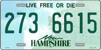 NH license plate 2736615