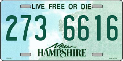 NH license plate 2736616