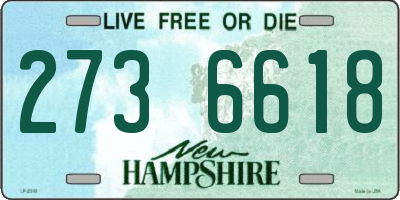 NH license plate 2736618