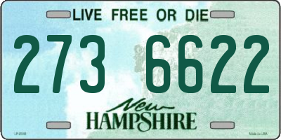 NH license plate 2736622