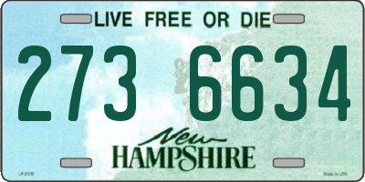 NH license plate 2736634