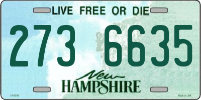 NH license plate 2736635