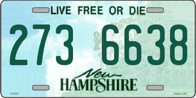 NH license plate 2736638