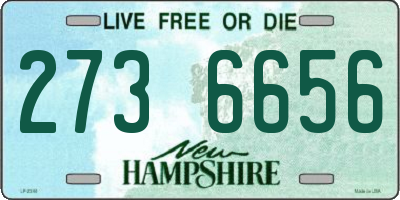 NH license plate 2736656