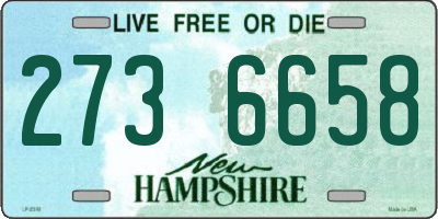 NH license plate 2736658