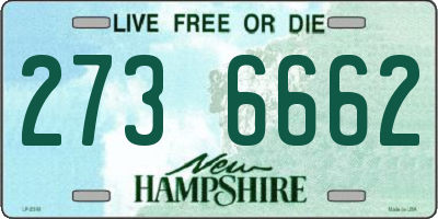 NH license plate 2736662