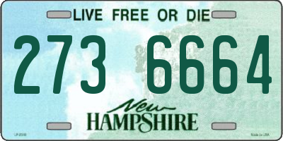 NH license plate 2736664