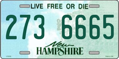 NH license plate 2736665
