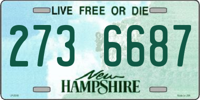 NH license plate 2736687