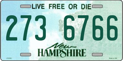 NH license plate 2736766