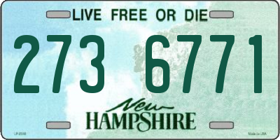 NH license plate 2736771
