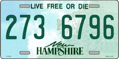 NH license plate 2736796