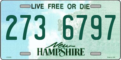 NH license plate 2736797