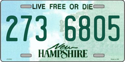 NH license plate 2736805