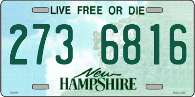 NH license plate 2736816