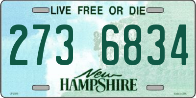 NH license plate 2736834