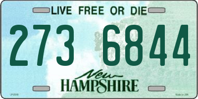 NH license plate 2736844