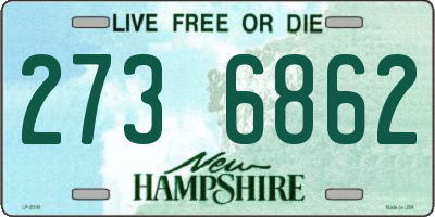 NH license plate 2736862