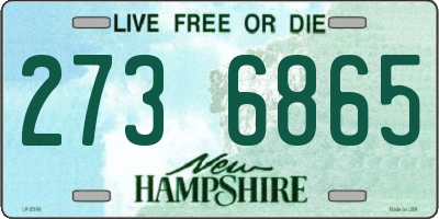 NH license plate 2736865