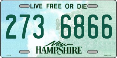 NH license plate 2736866
