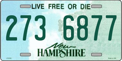 NH license plate 2736877