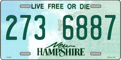 NH license plate 2736887