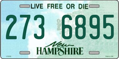 NH license plate 2736895