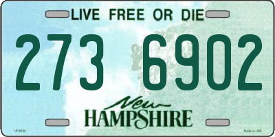 NH license plate 2736902