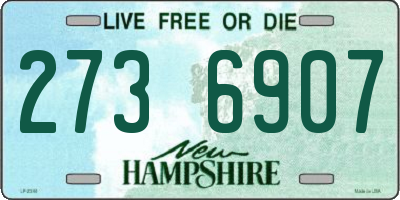 NH license plate 2736907