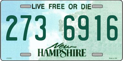 NH license plate 2736916