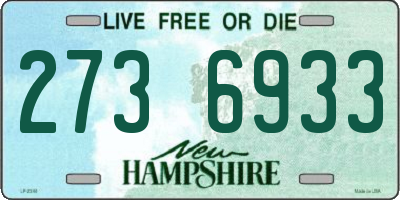 NH license plate 2736933