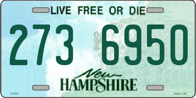 NH license plate 2736950