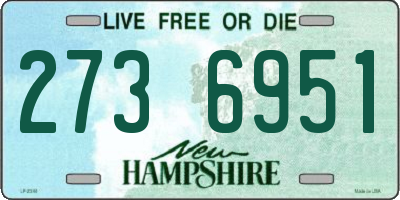 NH license plate 2736951