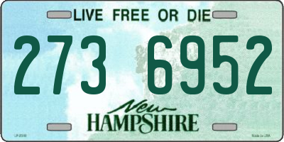 NH license plate 2736952