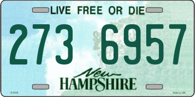 NH license plate 2736957
