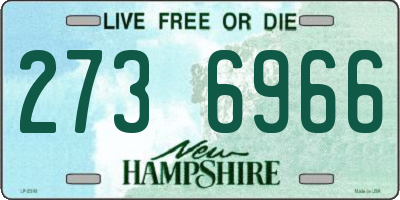 NH license plate 2736966