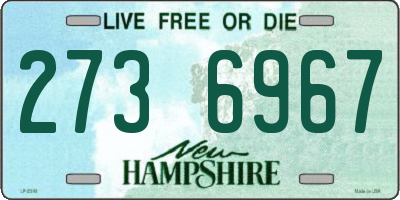 NH license plate 2736967